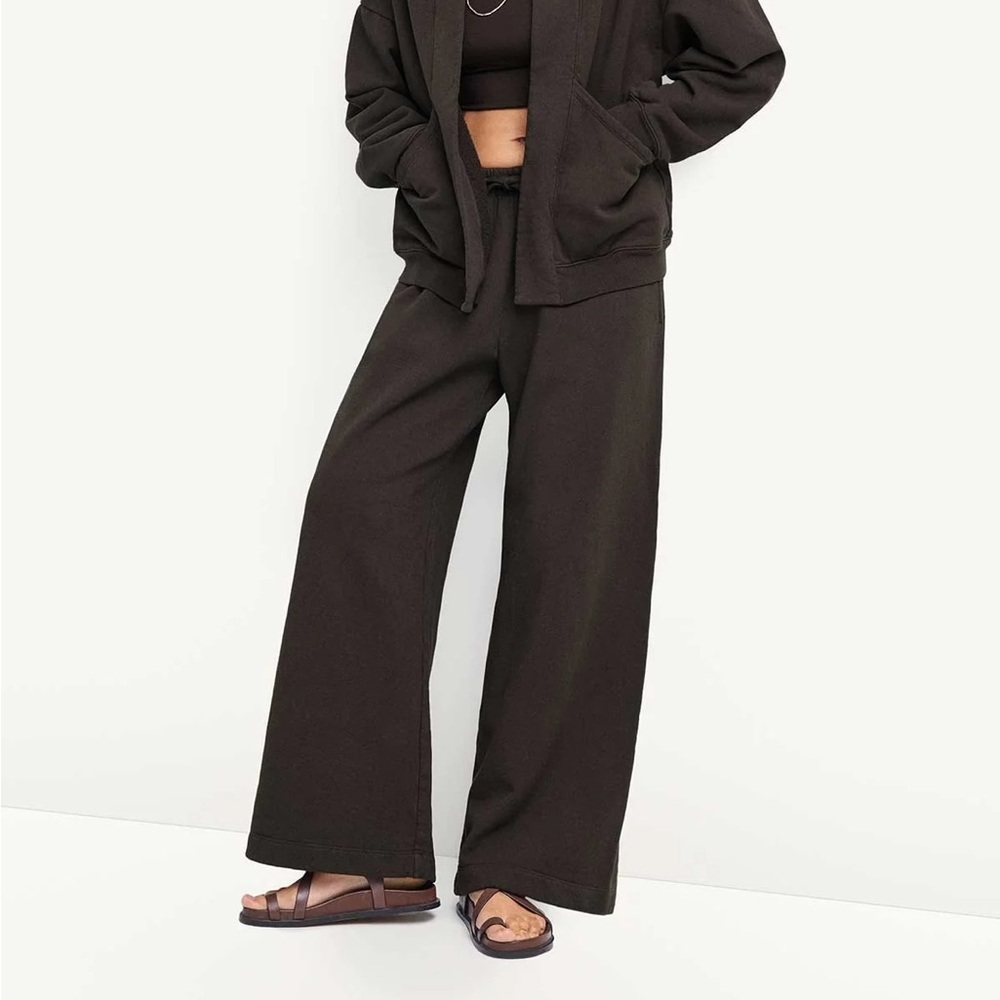 Vitamin A • Dawn Wide Leg Pant - Deep Earth Dawn French Terry